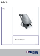 Manual do usuário da extratora de carpetes AX410
