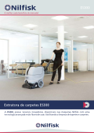 Apresentação da extratora de carpetes e tapetes ES300-E