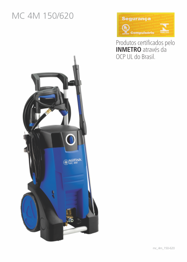 Lavadora de Alta Pressão MC 4M 150/620 - Monofásica