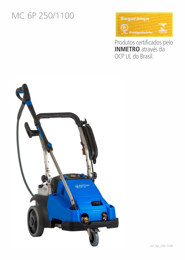 Lavadora de Alta Pressão MC 6P- 250/1100 - Trifásica