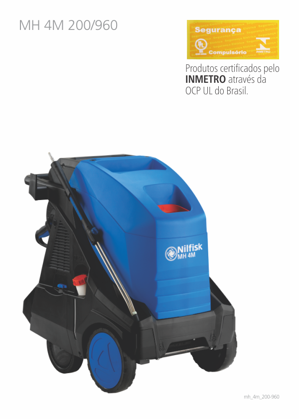Lavadora de Alta Pressão MH 4M 200/960 - Trifásica