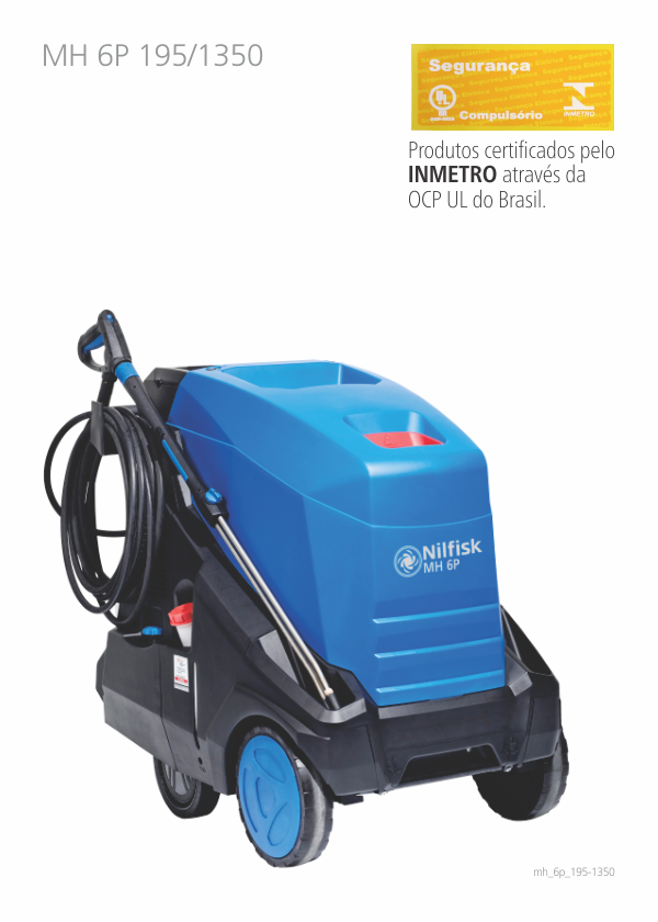 Lavadora de Alta Pressão MH 6P 195/1350 - Trifásica